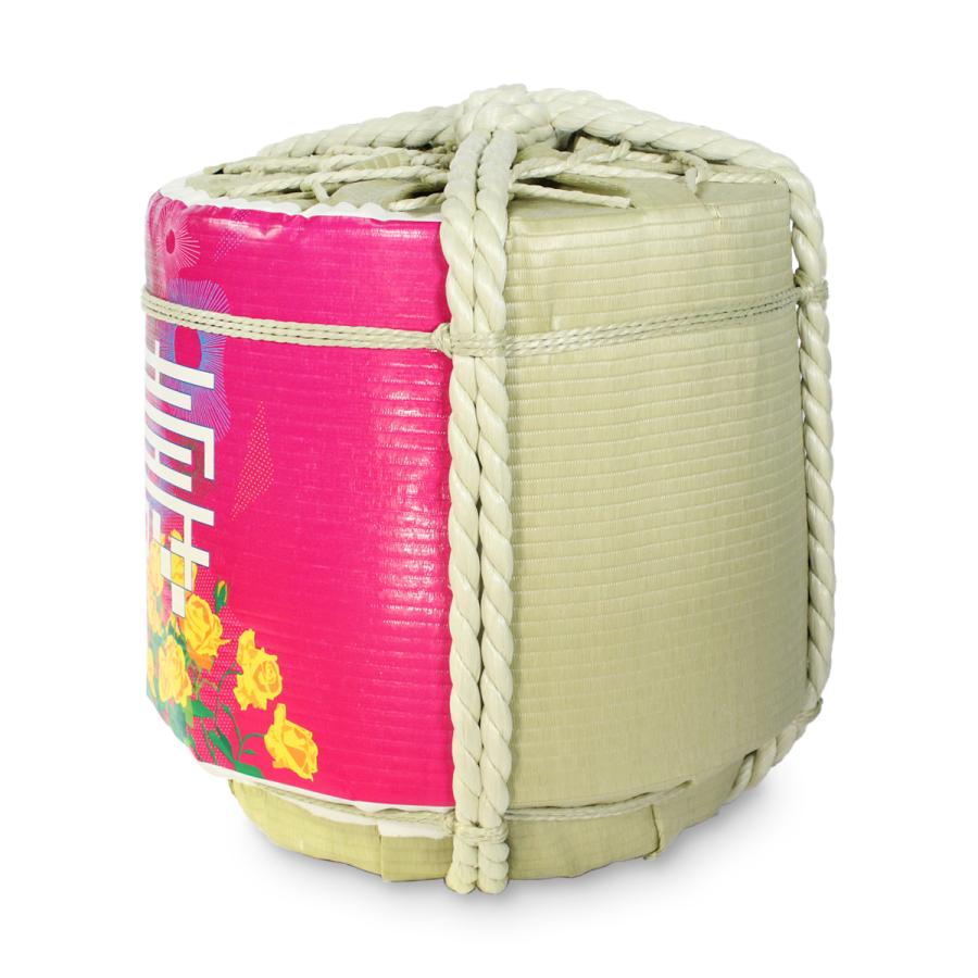 ディスプレイこも樽 通常タイプ 寿(花飾り) 小18L(芯材：発泡スチロール)の画像