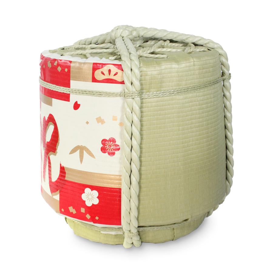 ディスプレイこも樽 通常タイプ 祝(三雅) 小18L(芯材：発泡スチロール)の画像