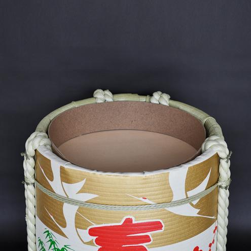 ディスプレイこも樽 陳列タイプ 祝(金) 大72L 