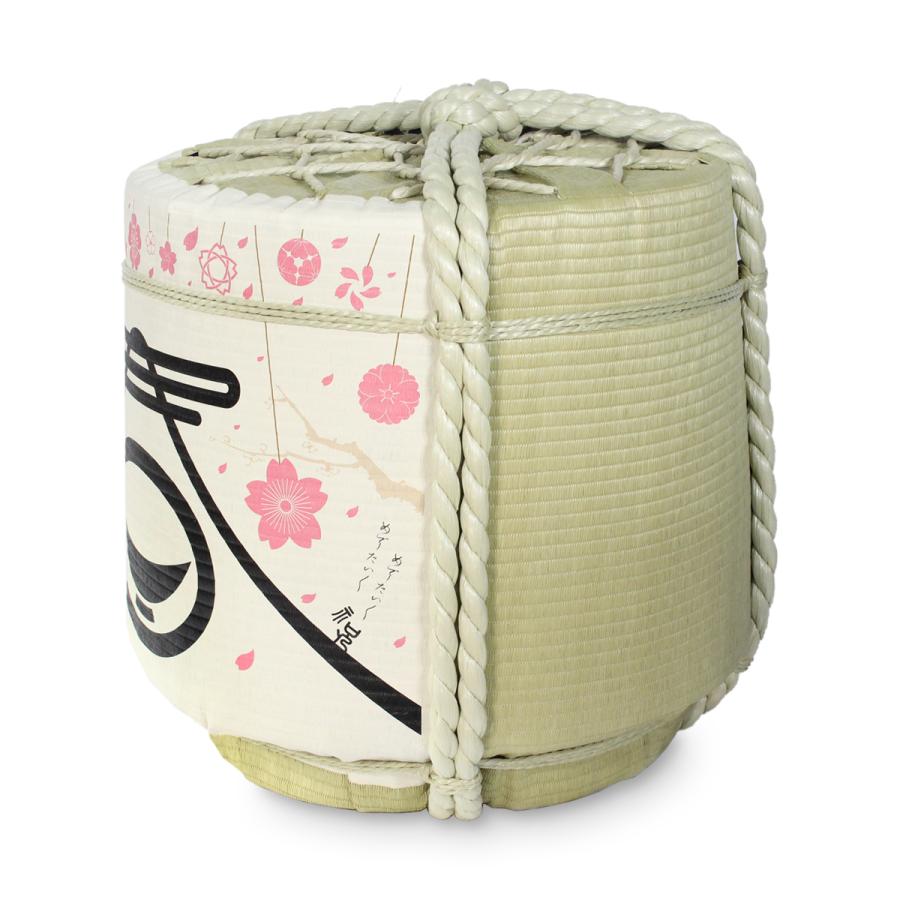 ディスプレイこも樽 通常タイプ 春風満面 小18L(芯材：発泡スチロール)の画像