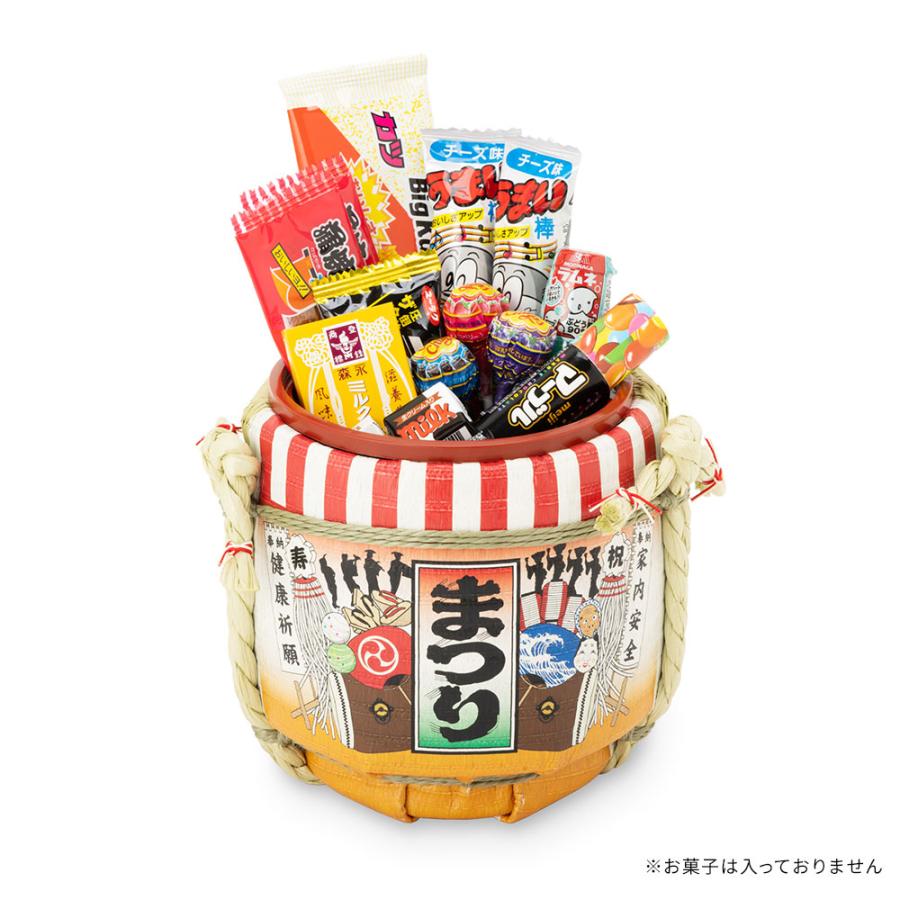 ミニ鏡開きセット 〜土産樽〜 まつり : 明治創業菰樽専門店岸本吉二