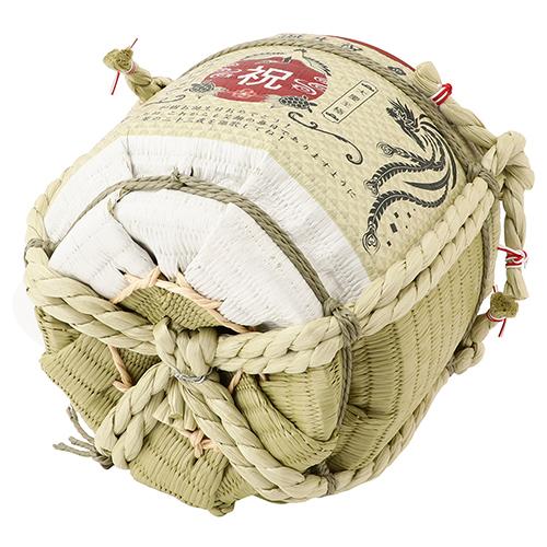 名入れ ミニ鏡開きセット枡なし フリーデザイン 鶴亀 岸本吉二商店