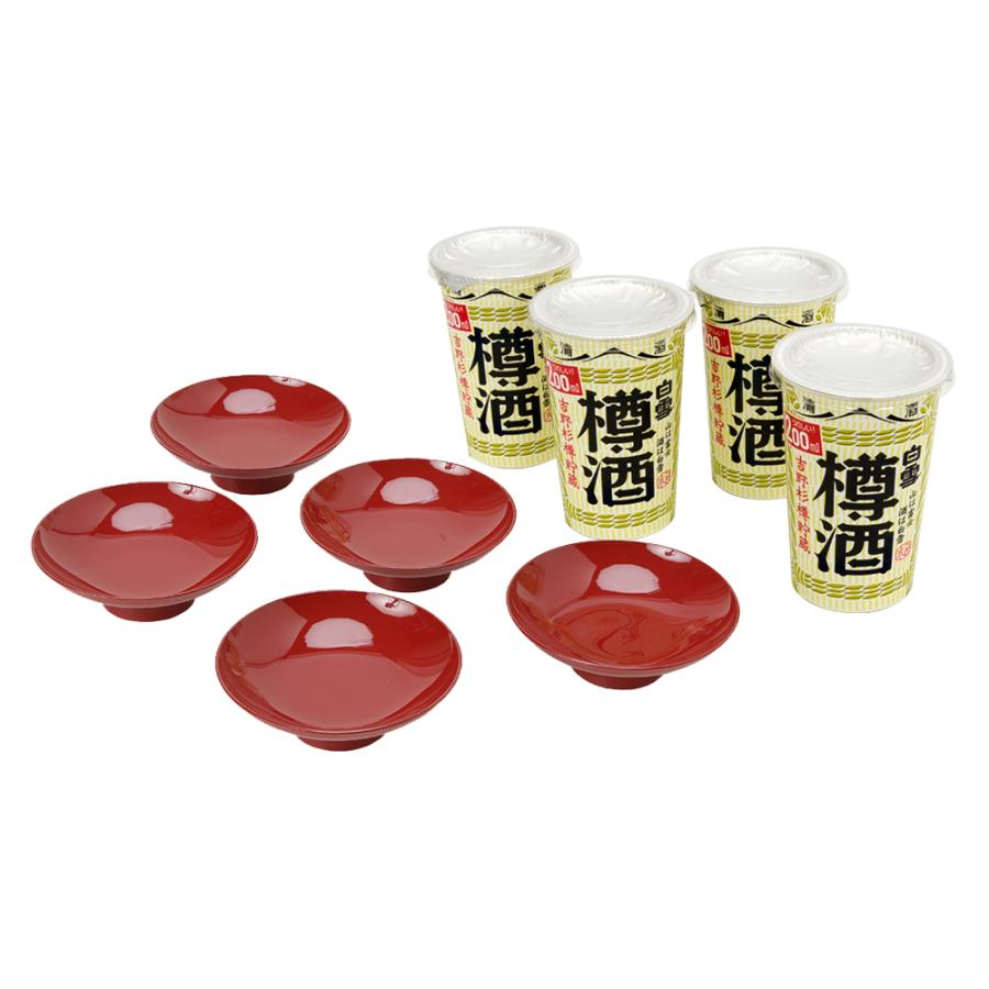 ミニ鏡開き樽酒セット 〜土産樽〜 まつり : 明治創業菰樽専門店岸本吉