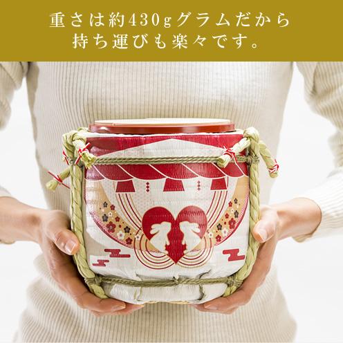 ミニ鏡開き樽酒セット 還暦祝い : 明治創業菰樽専門店岸本吉二