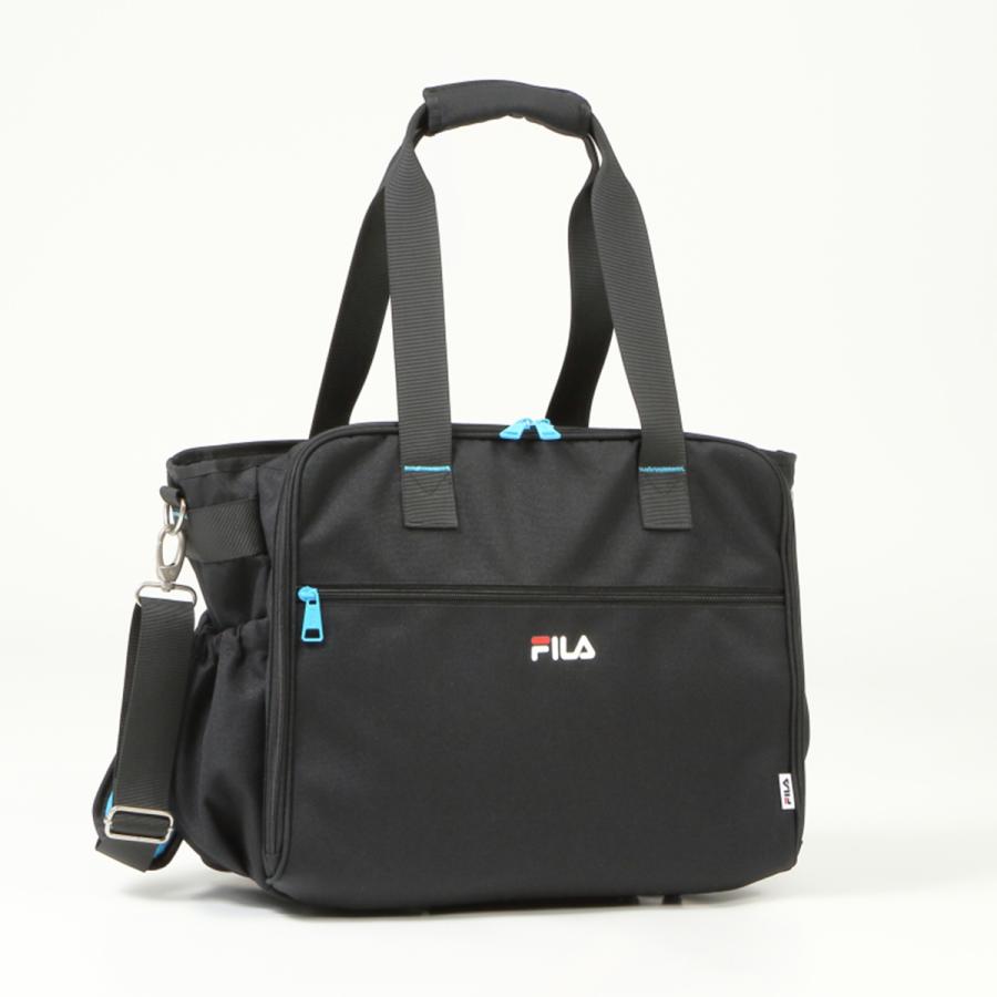 訪問バッグ FILA 2WAY 看護バッグ 黒 FLYD-001 フィラ 介護 リハビリ レスキュー 訪問看護バッグ ショルダーバッグ ブラック｜medi-wear