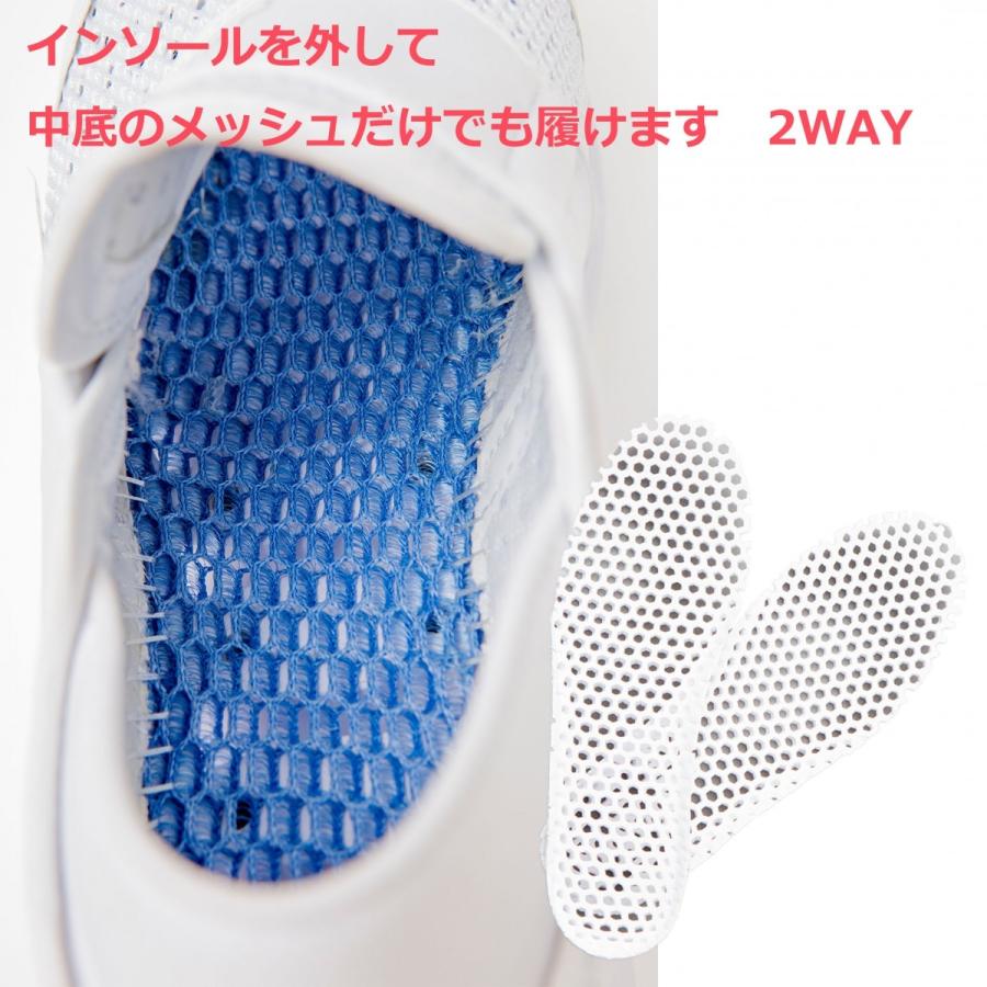 ナースシューズ 白 富士ゴムナース フルスペックナースI NO.720 ホワイト ブラック 男女兼用 最強の通気