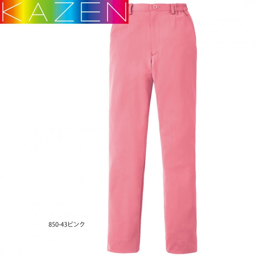 白衣 パンツ カゼン レディススラックス 850-40（43・44・45・48