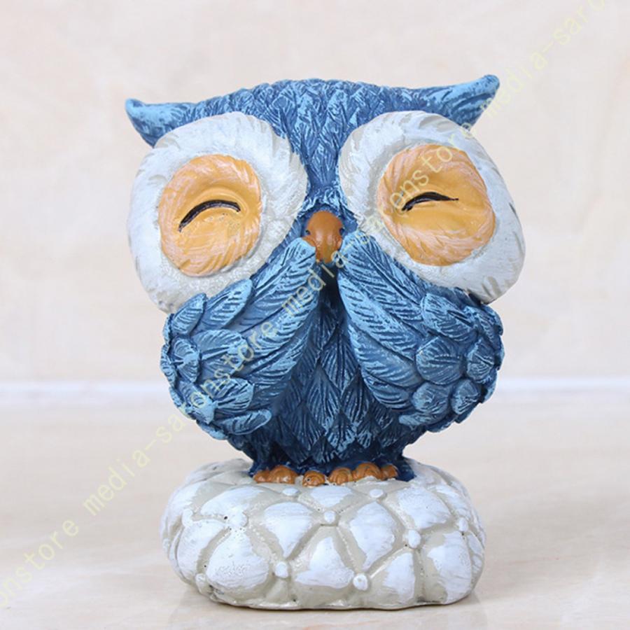 フクロウの置物 オーナメント　インテリア雑貨 フクロウ 置物 インテリア オーナメント 可愛い ふくろう 梟 オブジェ