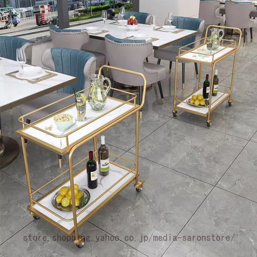 ステンレス ワゴン キャスター付きワゴン キッチン サービスワゴン