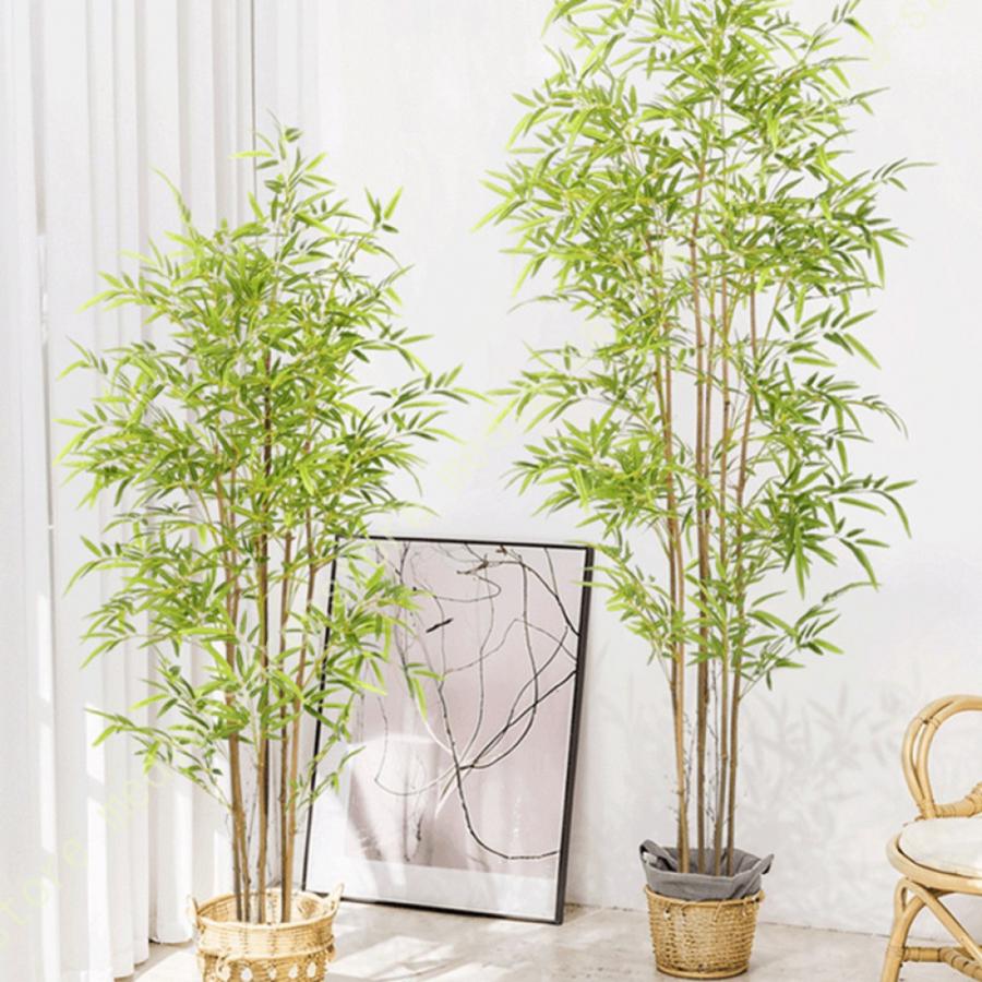 フェイクグリーン 竹 大型 観葉植物 フェイク 造花 鉢植え おしゃれ