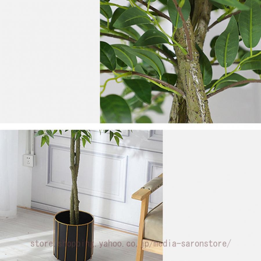 フェイクグリーン ガジュマル モダン 鉢植え シンプル 人工観葉植物 フェイクグリーン 観葉植物 鉢植え インテリアガジュマル110cm