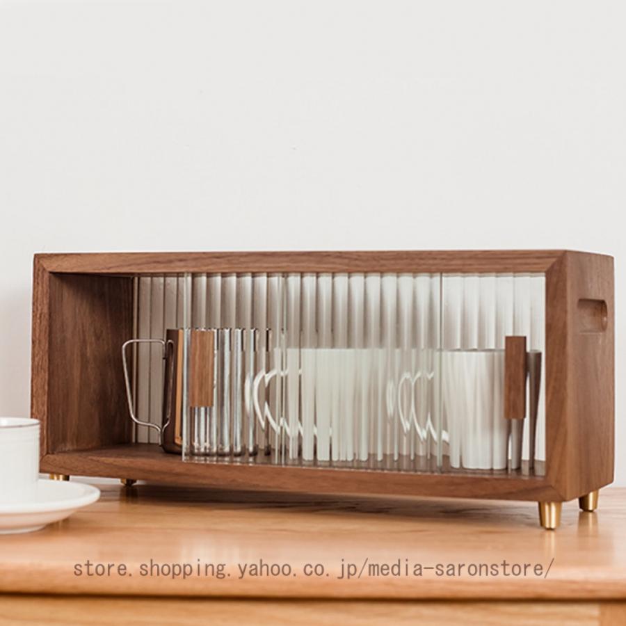 レトロ食器棚食器入れケース収納 収納 ケース ラック キャビネット ミニ 食器棚 卓上 収納