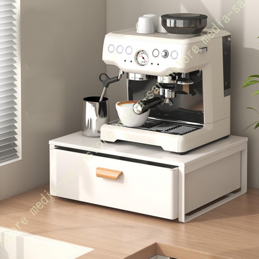 家電下引き出し スライドテーブル レンジ下収納 レンジ台 カウンター上