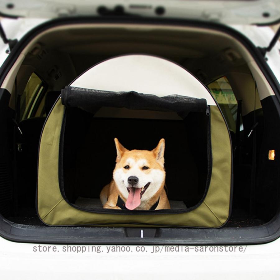 ペットクレート 犬 クレート キャリー 大型犬 防災　犬の家 犬用 ソフトクレート ペット用クレート 防災 コンパクト メッシュ 犬