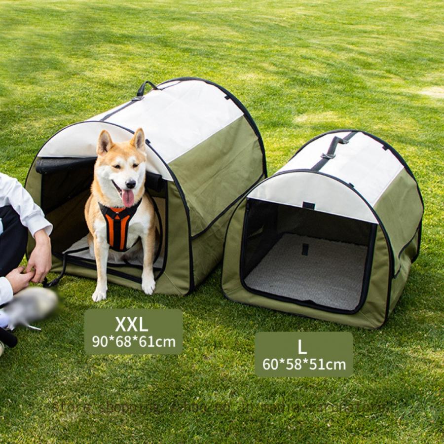 犬用 ソフトクレート ペット用クレート 防災 コンパクト メッシュ 犬