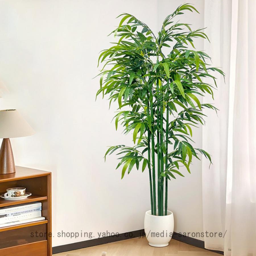 人工観葉植物 人工竹の木 フェイクグリーン バンブー 観葉植物 簡単保 