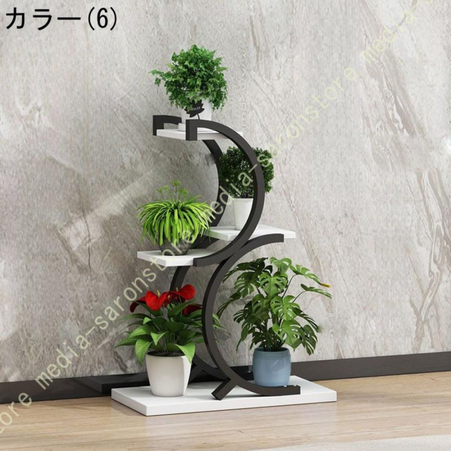 フラワースタンド ガーデンラック 植物スタンド 室内 観葉植物スタンド 4段金属花台 おしゃれ 花台 立体感 盆栽棚 植物棚 フラワーラック 置物ラック_16