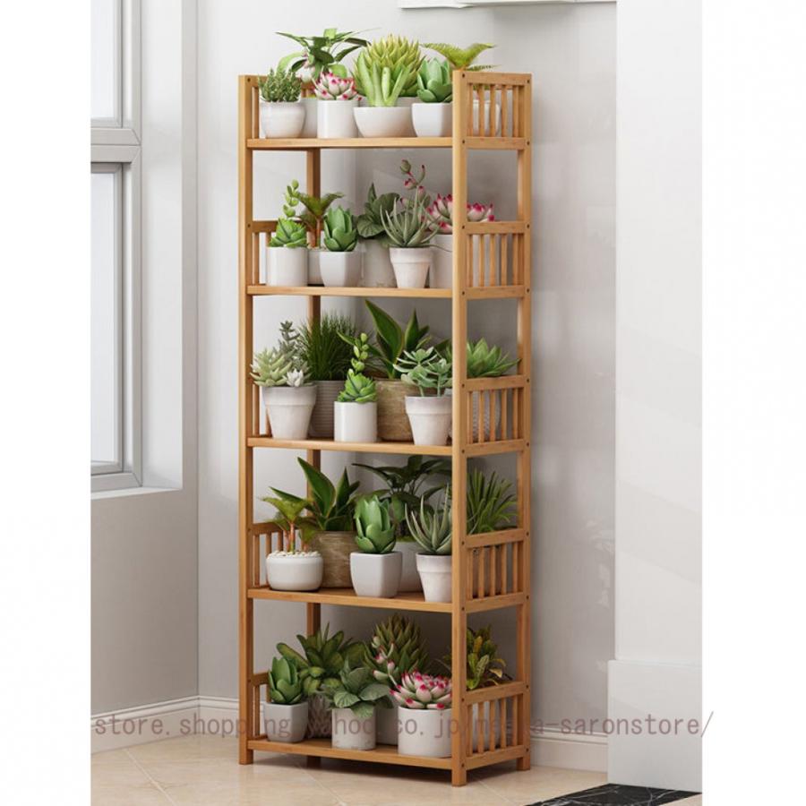 フラワースタンド 5段プランタースタンド 園芸ラック 多肉植物の棚