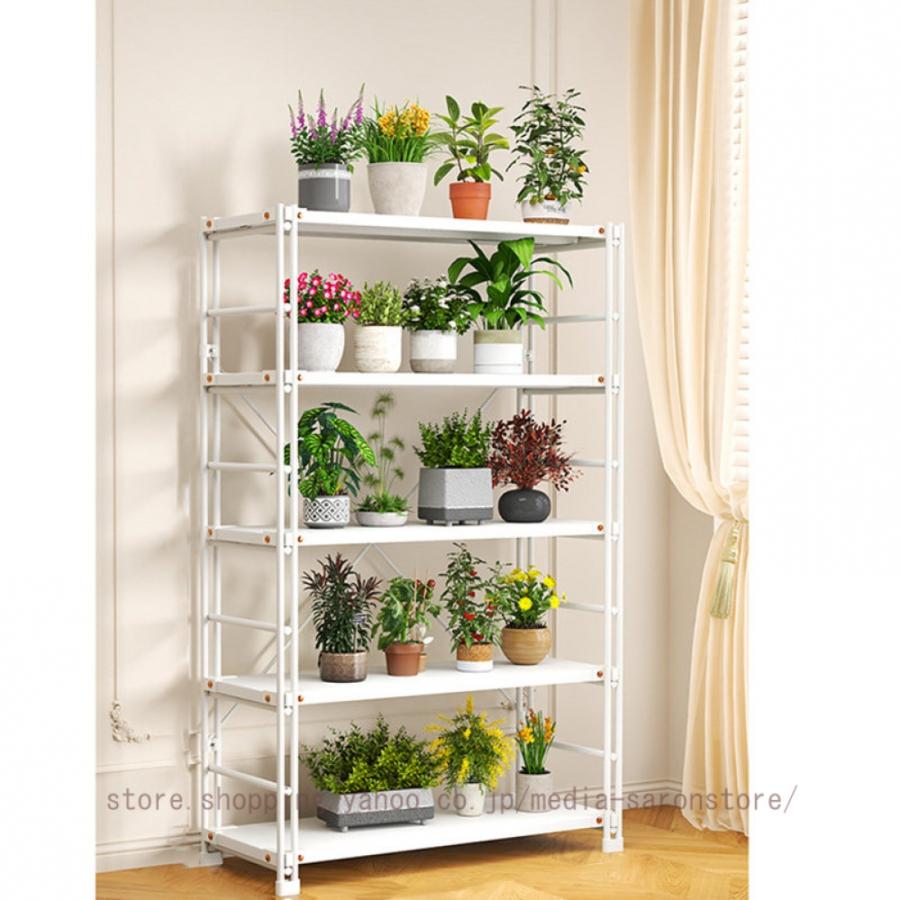 レトロ家具꧂5段コーナーラック収納 本棚 ブックシェルフ 花台フラワー