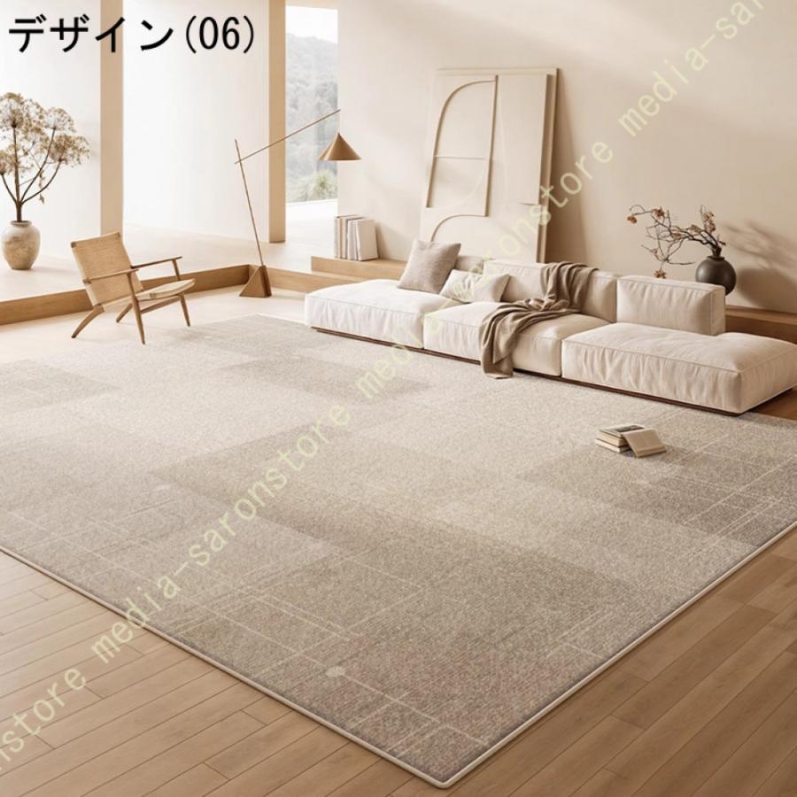 カーペット 吸湿 じゅうたん 洗える ラグ 絨毯 ラグマット 2畳 1畳 防ダニ センターカーペット かわいい 抗菌 消臭 和風ラグ 滑り止め付き ふわふわ おしゃれ_15