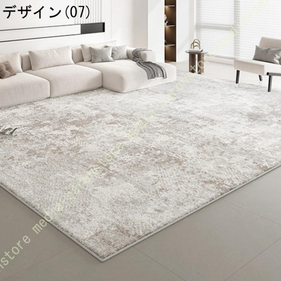 ラグマット カーペット おしゃれ 和風 ふわふわラグ 洗えるラグ 滑り止め付き 汚れにくい ふわっと手触り 防音絨毯 オールシーズン 長方形 無地 シンプル