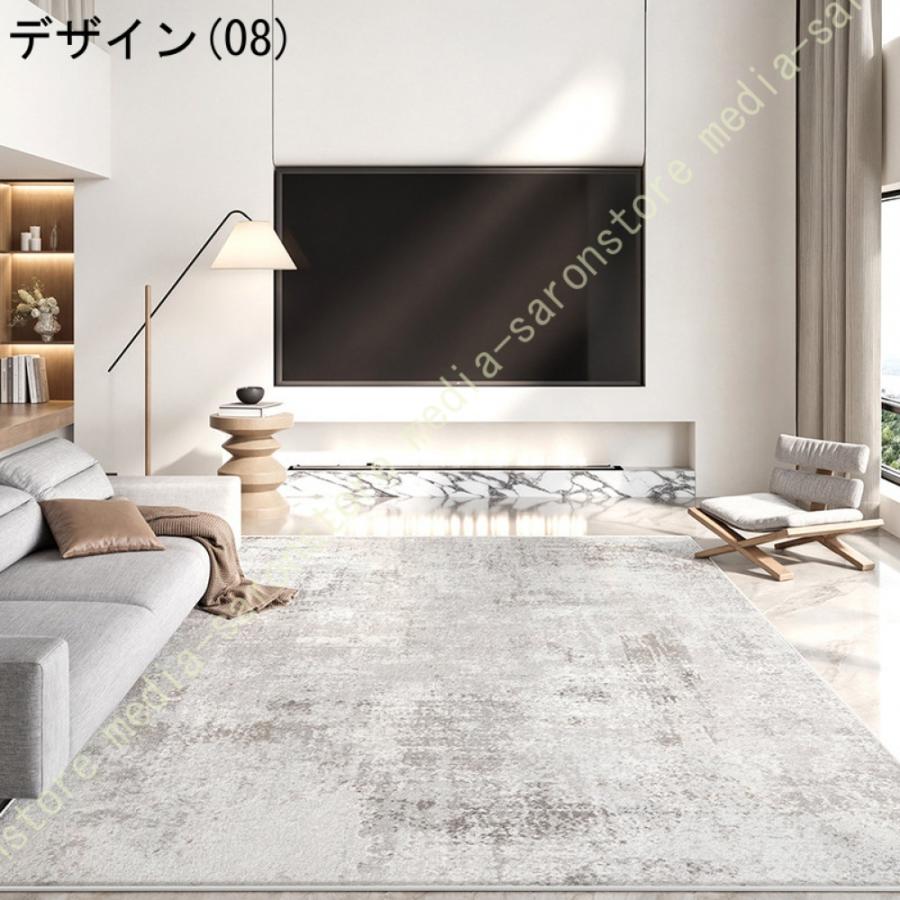 ラグマット カーペット おしゃれ 和風 ふわふわラグ 洗えるラグ 滑り止め付き 汚れにくい ふわっと手触り 防音絨毯 オールシーズン 長方形 無地 シンプル