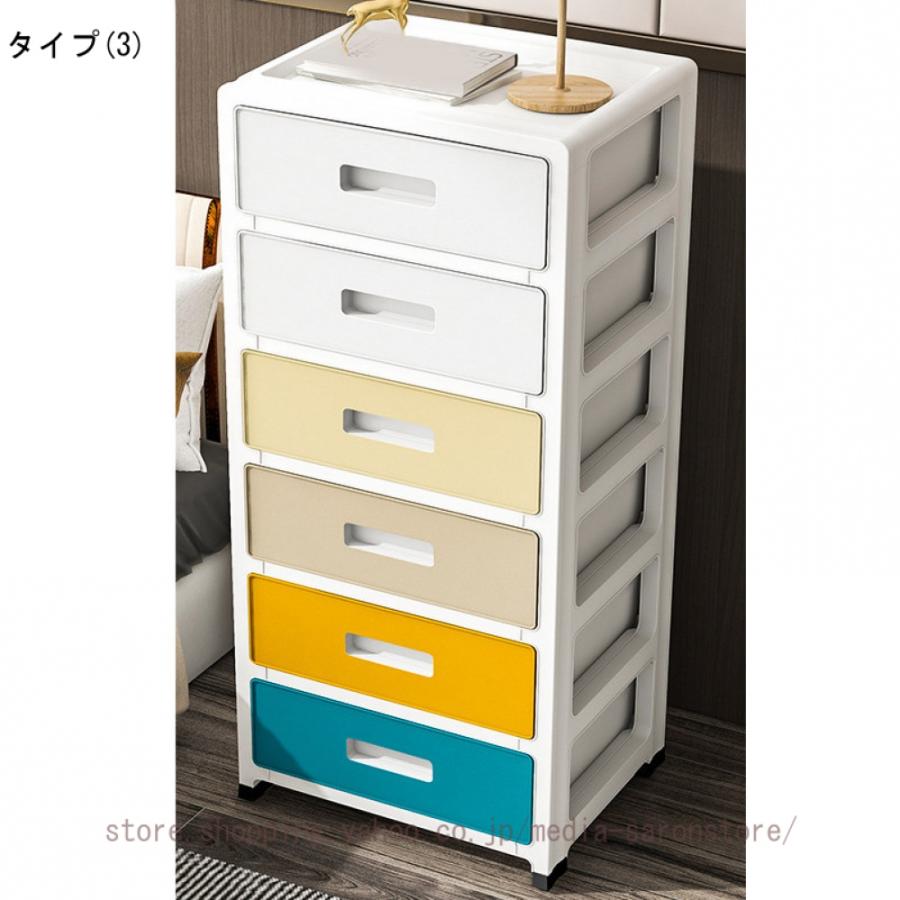 チェスト タンス 収納チェスト キャスター付き 収納ボックス 引き出し付き 収納ケース 収納棚 クローゼット PP製 多機能 おしゃれ 衣類収納 リビング 部屋_9