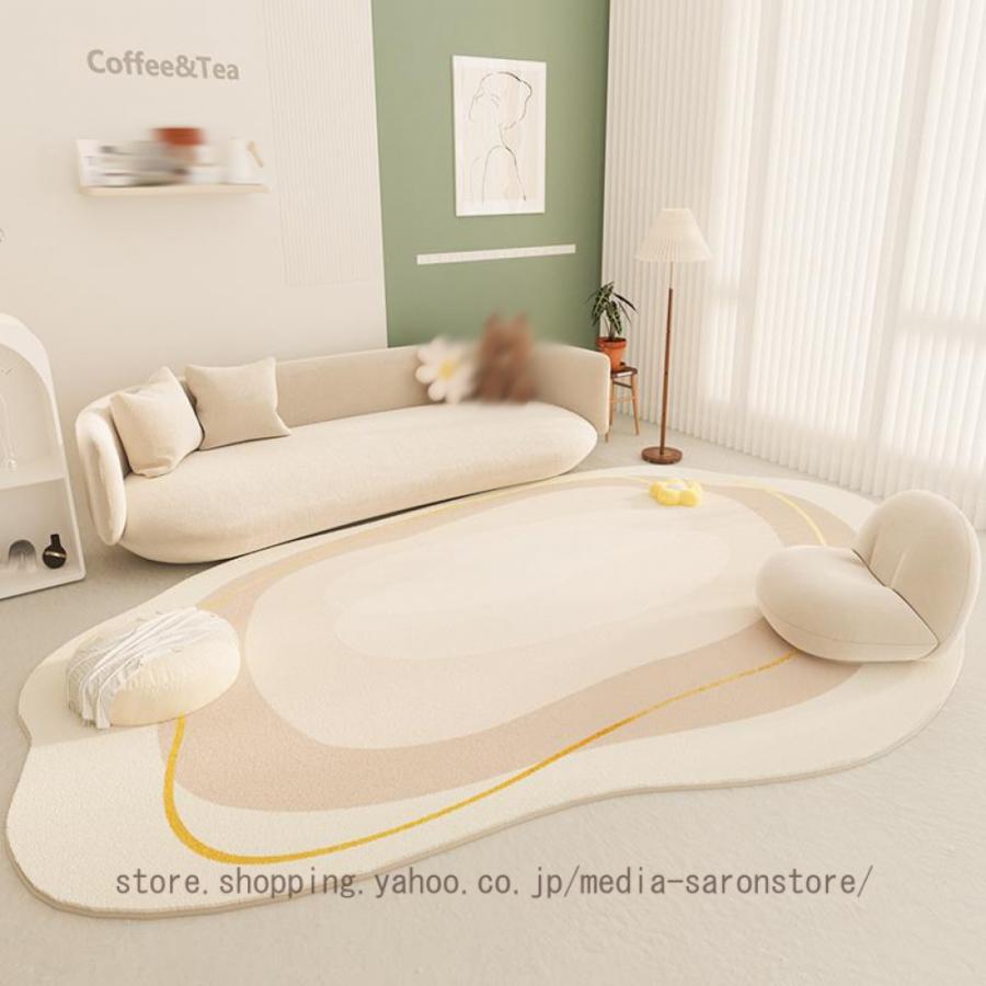 【美品】楕円形 花柄 ホットカーペット / ラグ　　170x110cm 美品】楕円形 花柄 ホットカーペット / ラグ 170x110cm カーペット