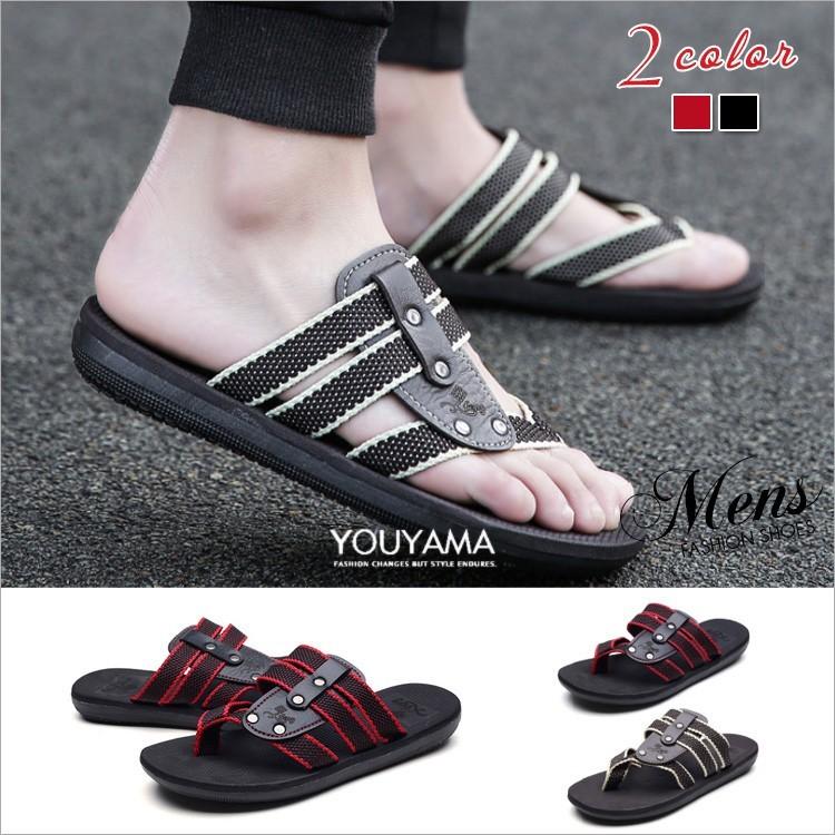 トングサンダル ビーチサンダル サンダル メンズ ビーサン スリッパ 軽量 送料無料 柔らかい 歩きやすい 滑り止め お洒落 カジュアル メンズシューズ アウトドア Kpkec Com