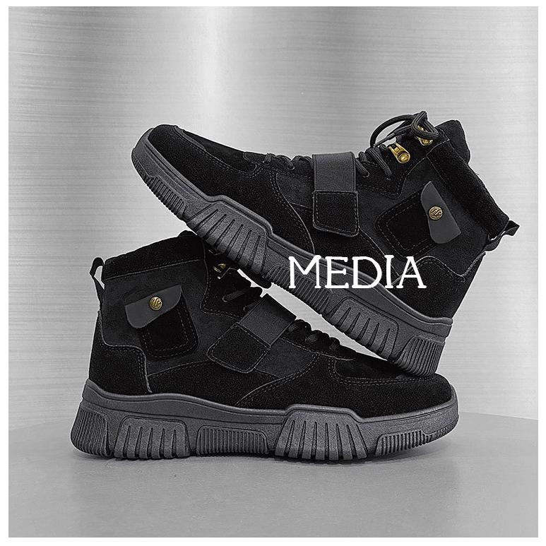 マーチンブーツ メンズ シューズ 靴 メンズファッション ショートブーツ ハイカット ブーツ 紳士靴 復古 厚底 カジュアルシューズ 秋冬 新作 送料無料 無地 Mk323 メディアショッパーズサロン 通販 Yahoo ショッピング