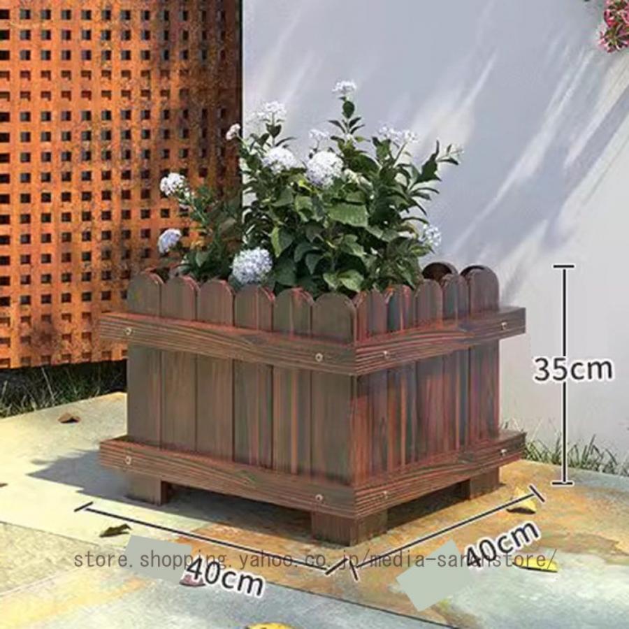 スクエア プランター長方形 大 プランター 木製プランター 大型