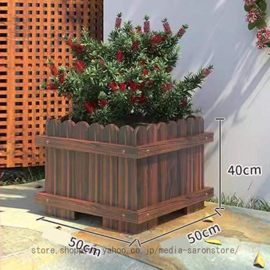 スクエア プランター長方形 大 プランター 木製プランター 大型 屋外