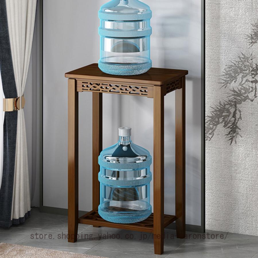 フラワースタンド 木製 アンティーク風 玄関 花台 レトロ