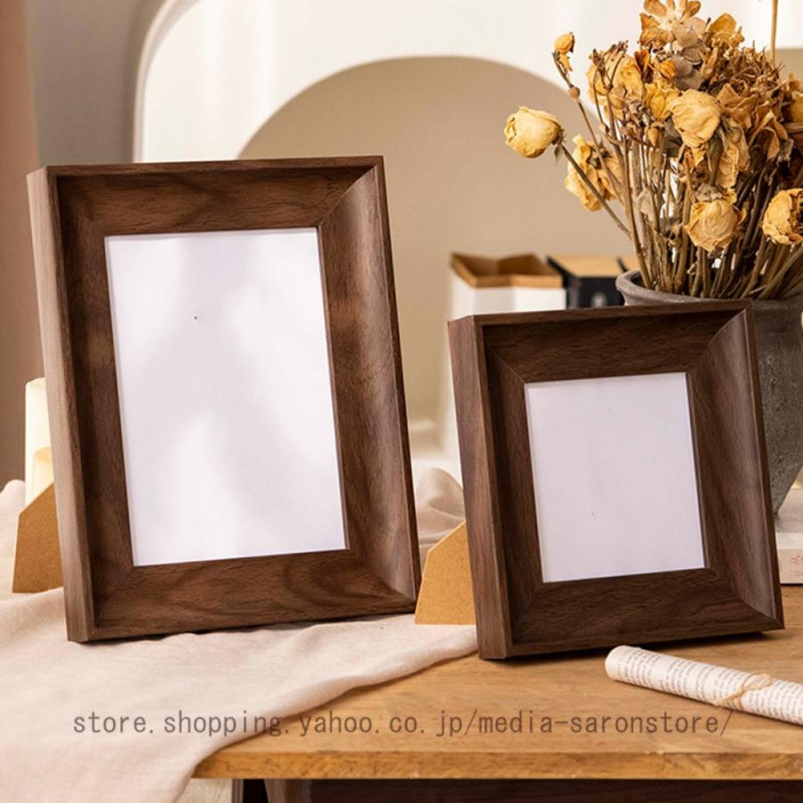 ポストカードフレーム 木目 ポストカード立て はがきサイズ 額縁