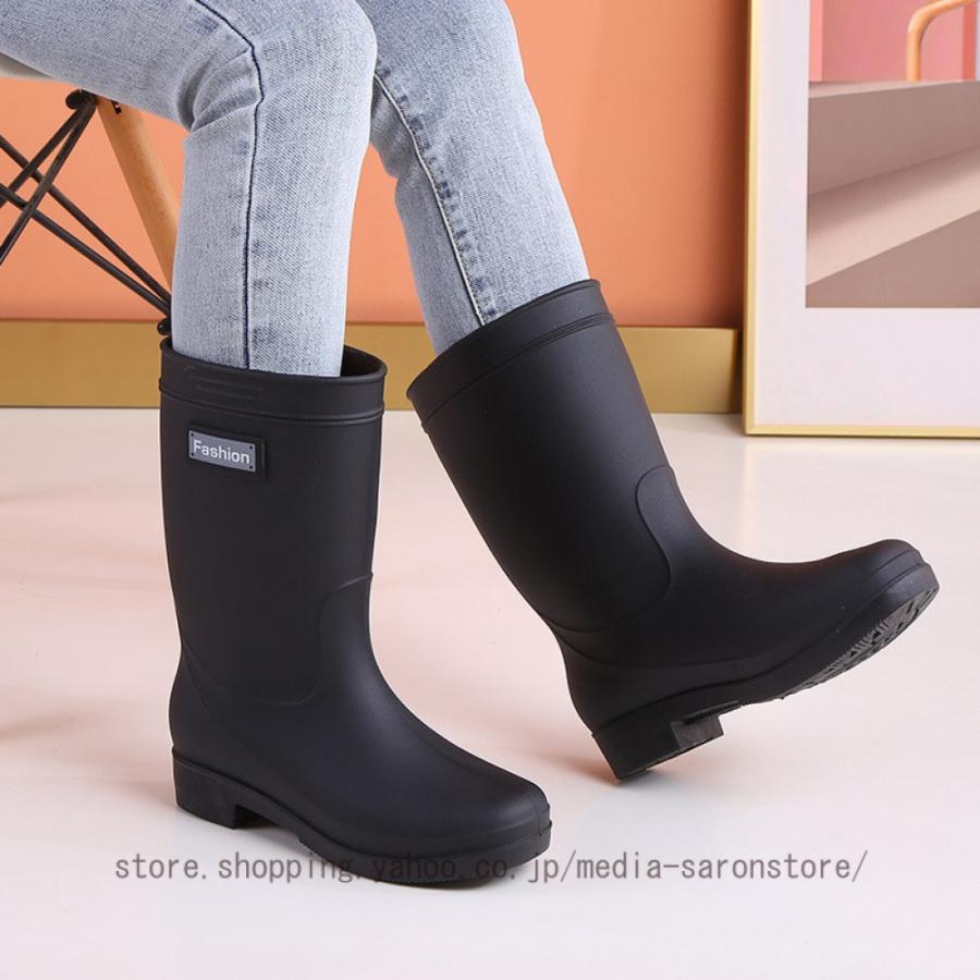 レディース 防滑 防寒 長靴 完全防水 スノーブーツ レインブーツ
