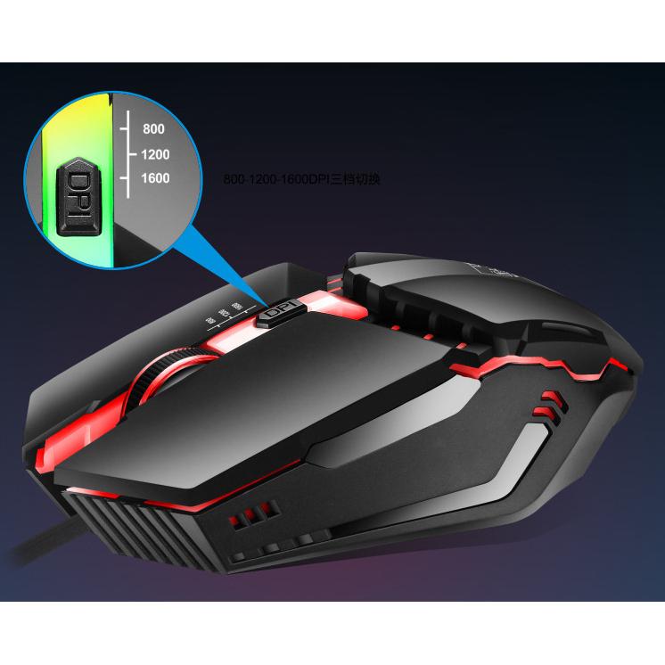 マウス ゲーミングマウス usb 有線 mouse 7色LEDライト 競技 高精度 DPIボタン付き 軽量 マウスコンピューター ゲームマウス 両利き使用対応 送料無料｜media-saronstore｜06