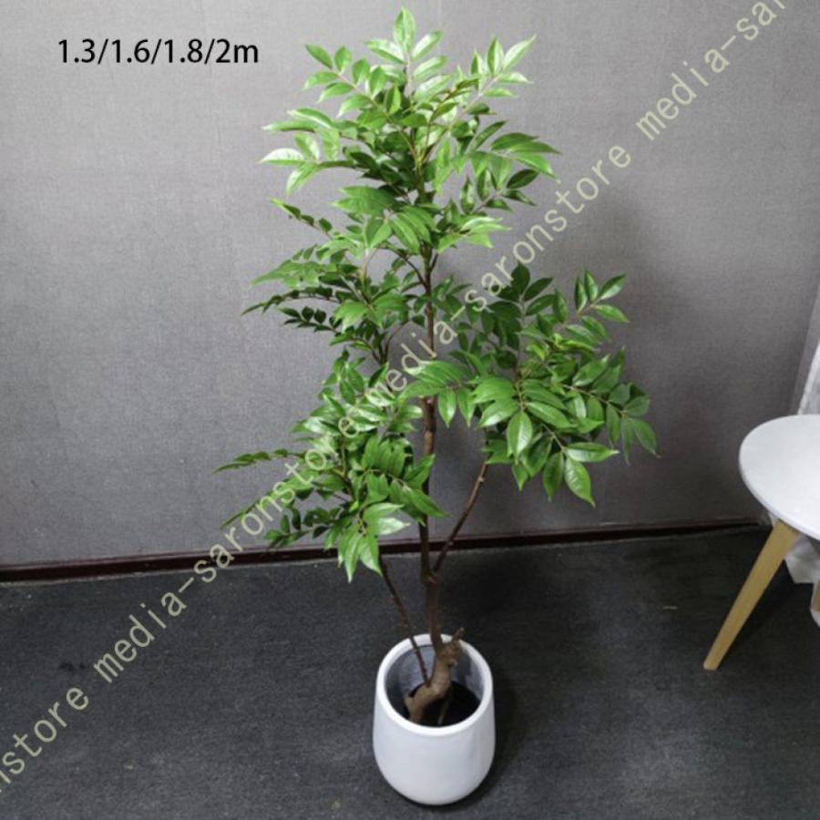 人工樹木 人工観葉植物 リアル 観葉樹 大型 枯れない 本物そっくり インテリア雑貨 フェイクグリーン 人工植物装飾 観葉植物 玄関 庭園 喫茶店 ガーデン飾り_3