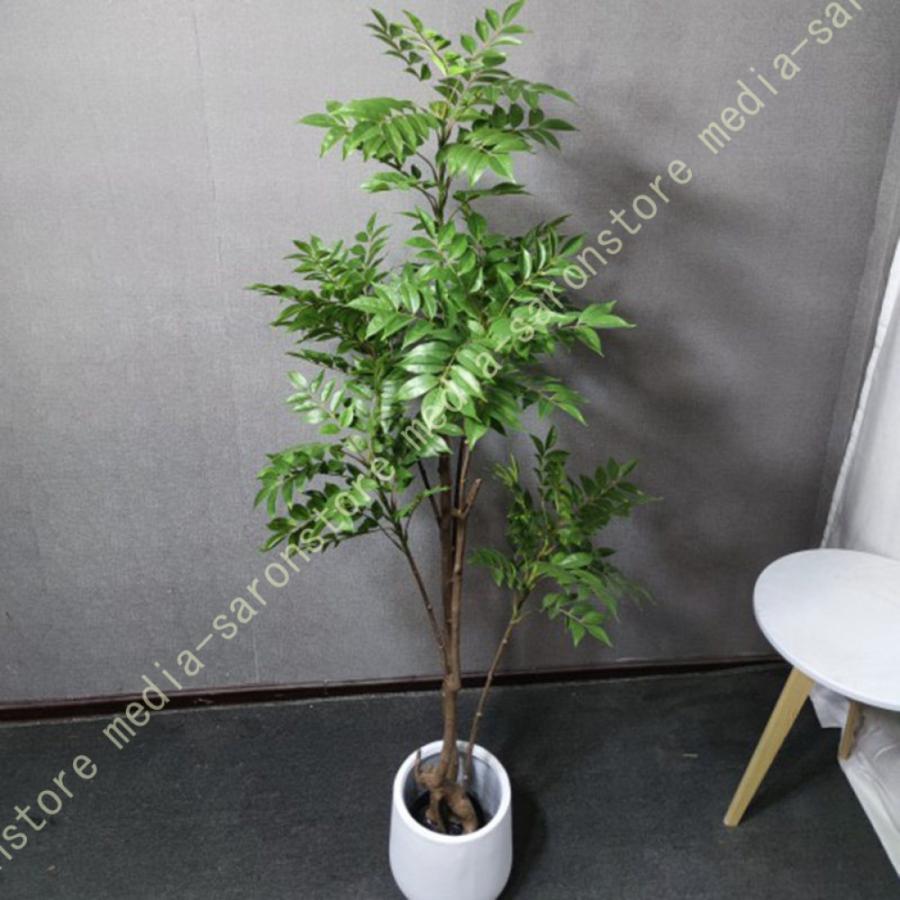 人工樹木 人工観葉植物 リアル 観葉樹 大型 枯れない 本物そっくり インテリア雑貨 フェイクグリーン 人工植物装飾 観葉植物 玄関 庭園 喫茶店 ガーデン飾り_6