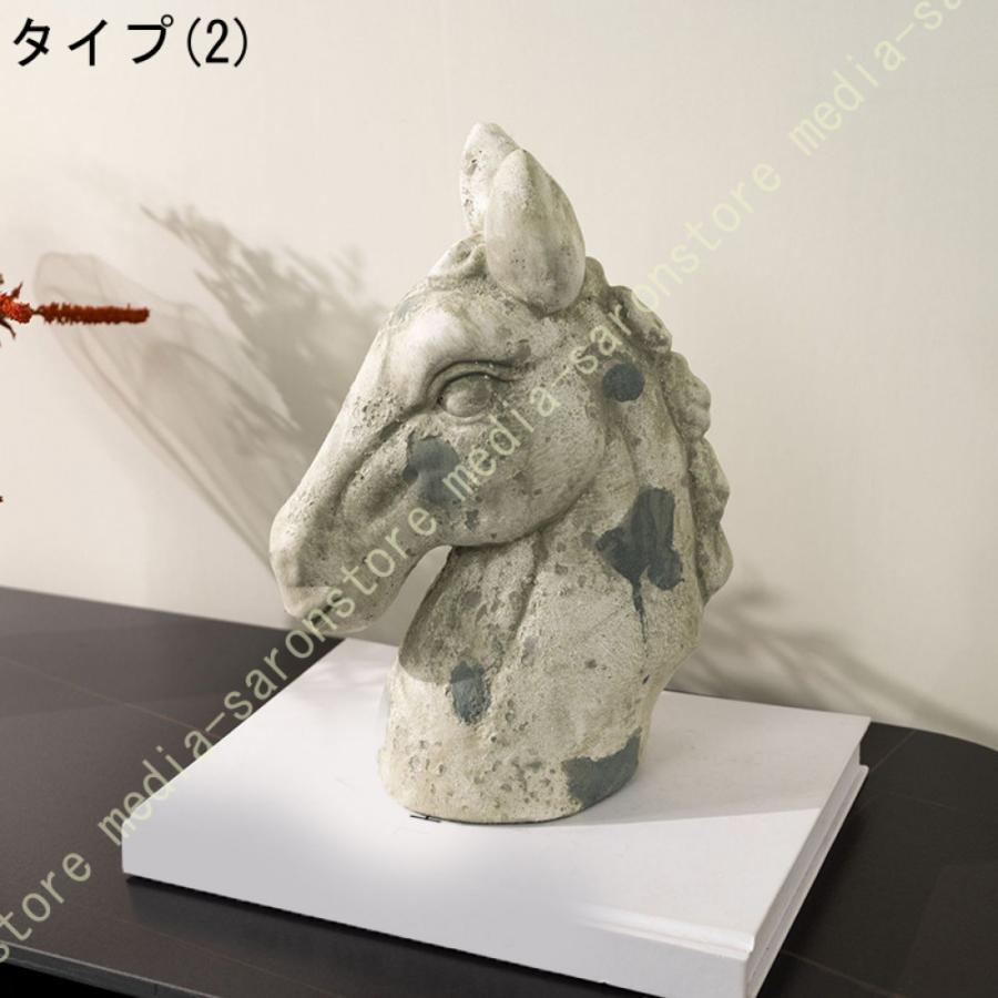馬 置物 樹脂製 干支 午 風水グッズ 動物 開運祈願 金運祈願 うま 馬の