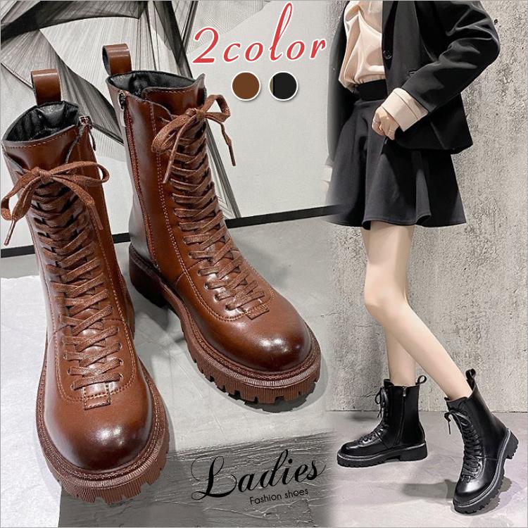 ブーツ ブーティ ショートブーツ マーティンブーツ レディース 革ブーツ ウエスタンブーツ Pu靴 シューズ カジュアル 靴 美脚 おしゃれ 送料無料 Wk805 メディアショッパーズサロン 通販 Yahoo ショッピング