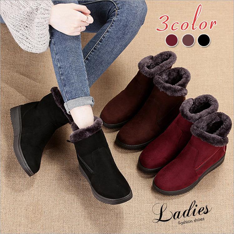 ムートンブーツ スノーブーツ レディース ブーツ ショートブーツ 雪用ブーツ 裏起毛 長靴 ハイカット 厚底 防寒 防風 防水 防滑 保暖 冬用 靴 ファー 暖かい Wk875 メディアショッパーズサロン 通販 Yahoo ショッピング
