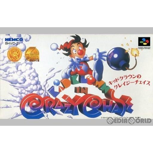 ケムコ 『中古即納』{箱説明書なし}{SFC} キッドクラウンのクレイジー
