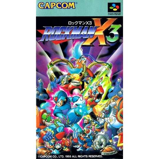 ロックマン 『中古即納』{箱説明書なし}{SFC} ロックマンX3 ロックマン 『中古即納』{箱説明書なし}{SFC} ロックマンX3