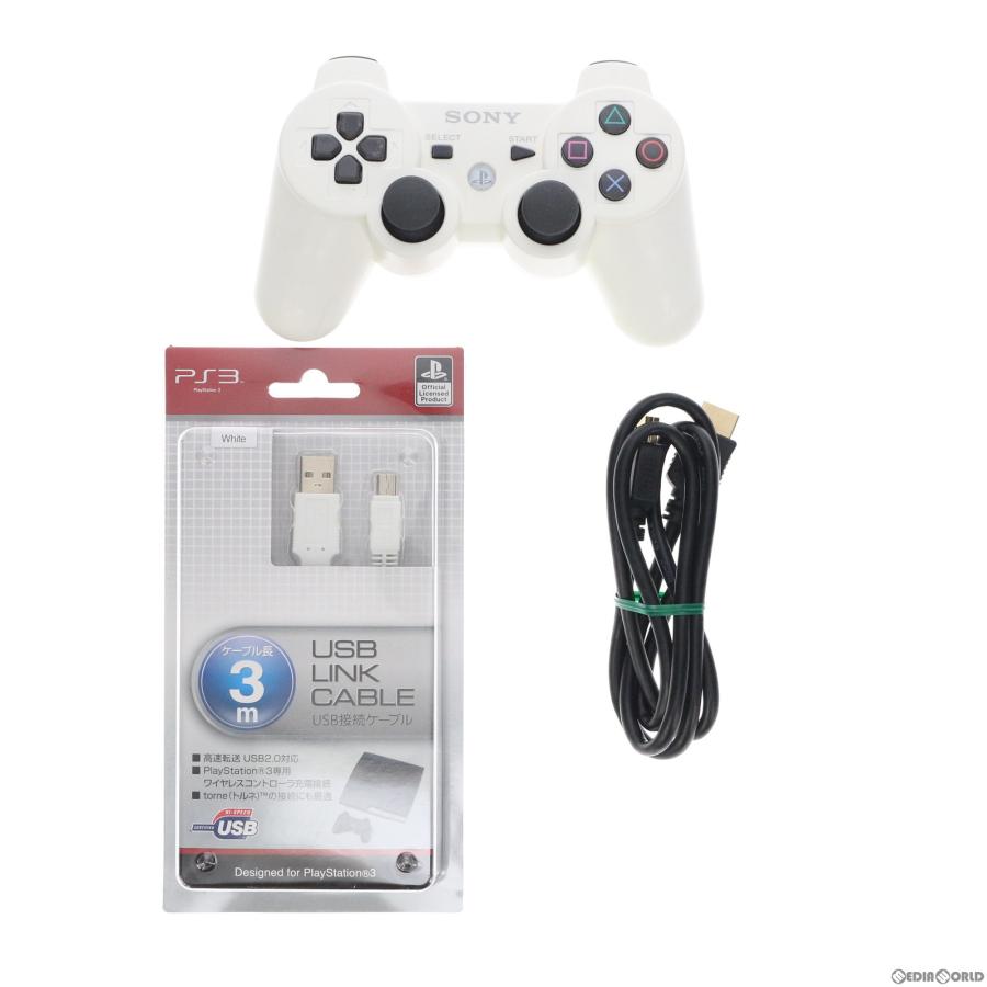 『中古即納』{本体}{PS3}プレイステーション3 PlayStation3 HDD160GB クラシック・ホワイト(CECH-3000ALW)(20110908)｜media-world｜02