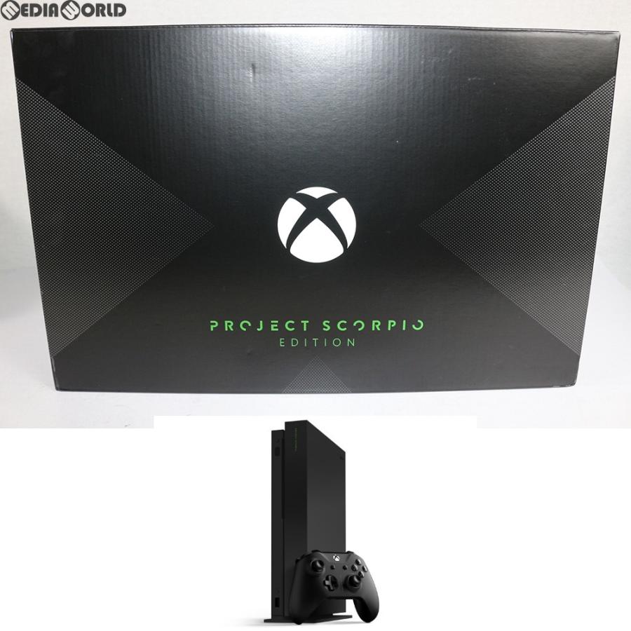 『中古即納』{本体}{XboxOne}Xbox One X 1TB Project Scorpio エディション(FMP-00015)(20171107)｜media-world