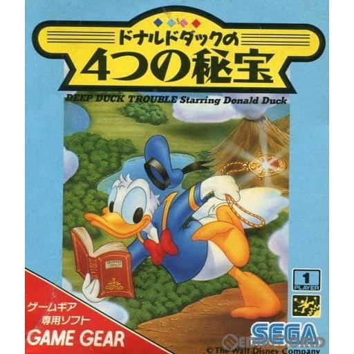 『中古即納』{お得品}{表紙説明書なし}{GG}ドナルドダックの4つの秘宝(DEEP DUCK TROUBLE Starring Donald Duck)(19931217)｜media-world