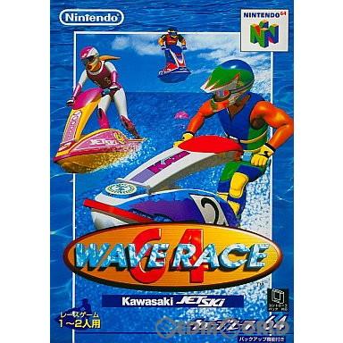 『中古即納』{表紙説明書なし}{N64}ウェーブレース64(WAVERACE64) Kawasaki JET SKI(19960927)｜media-world