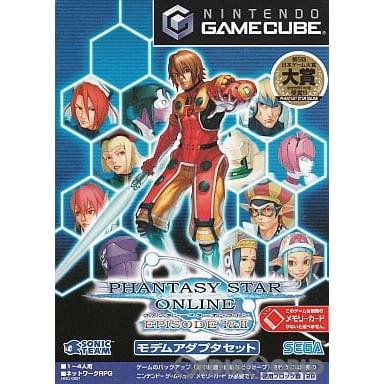 ファンタシースター オンライン EPISODE 1&2 モデム同梱 中古即納』{GC} PHANTASY STAR ONLINE EPISODE I&II(ファンタシー