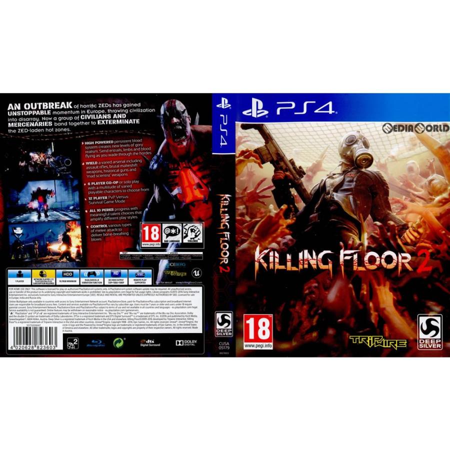 中古即納 Ps4 Killing Floor 2 キリングフロア2 Eu版 Cusa メディアワールド 通販 Yahoo ショッピング