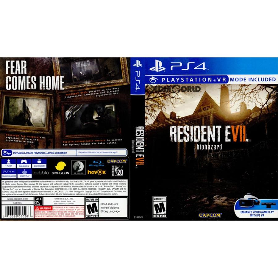 バイオハザード 『中古即納』{PS4} RESIDENT EVIL 7 biohazard(バイオ